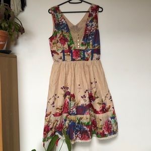 Boho summer sun dress
